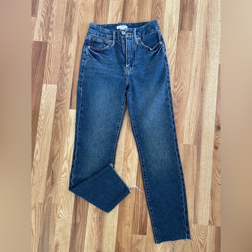Good American straight leg jeans